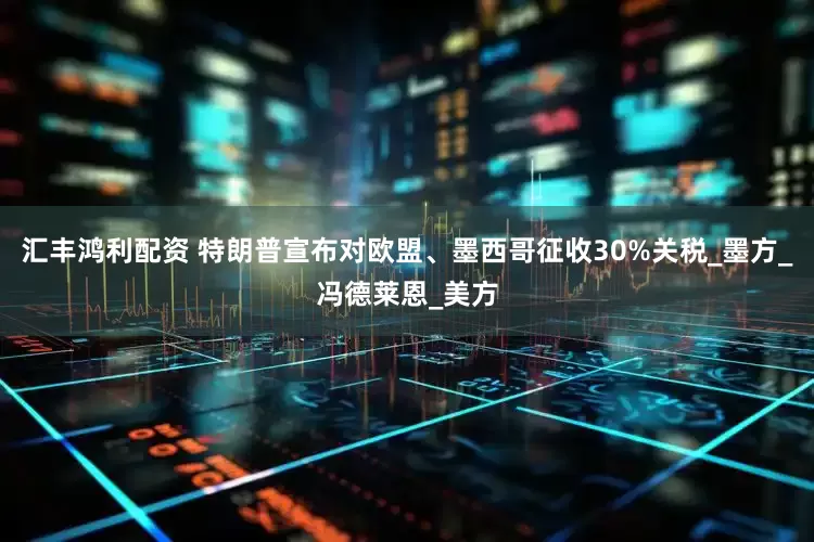 汇丰鸿利配资 特朗普宣布对欧盟、墨西哥征收30%关税_墨方_冯德莱恩_美方