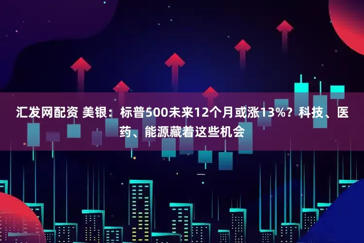 汇发网配资 美银：标普500未来12个月或涨13%？科技、医药、能源藏着这些机会
